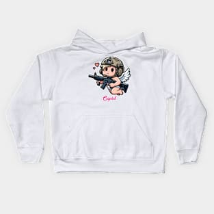 Tactical Cupid Kids Hoodie